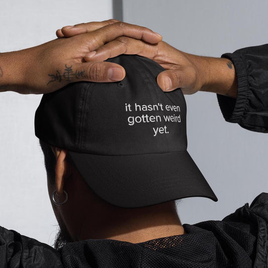 Embroidered Dad Hat - Funny Antisocial Summer Cap