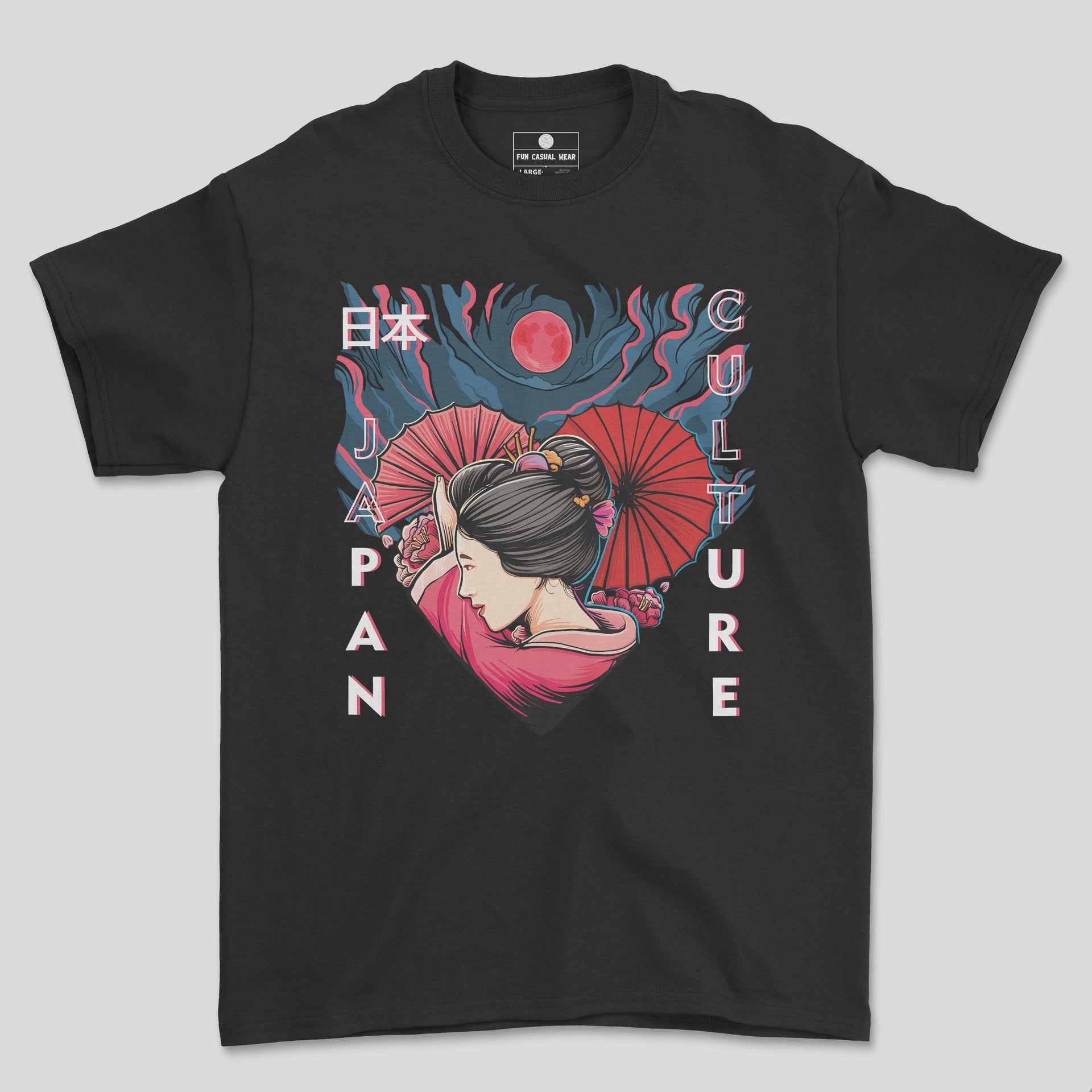 Japanese Geisha Umbrella – Kids & Toddlers T-Shirt