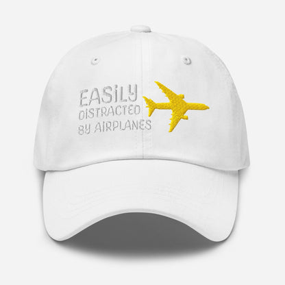 Embroidered Aviation Hat - Adjustable Pilot Gift for Plane Lovers